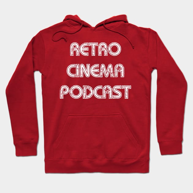 Retro White Hoodie by RetroCinema